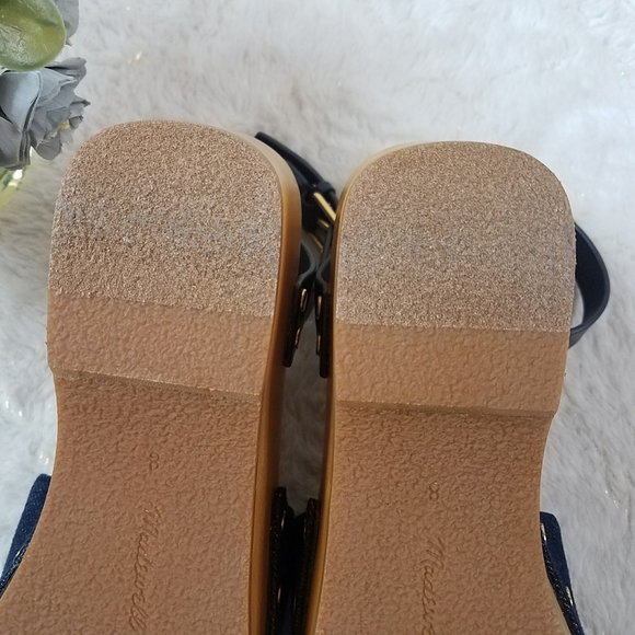 MADEWELL The Anouk Denim Platform Clog Sandals - Picture 6 of 12